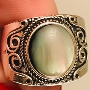 Boho Moonstone Ring